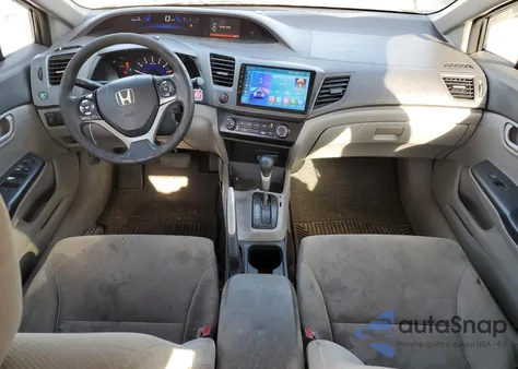 2012 Honda Civic Lx from USA, damaged, VIN 2HGFB2F57CH504307